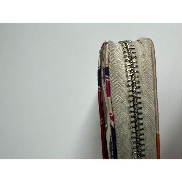 Rare Coach Ashley hand drawn scarf print wallet - Picture 5 of 15